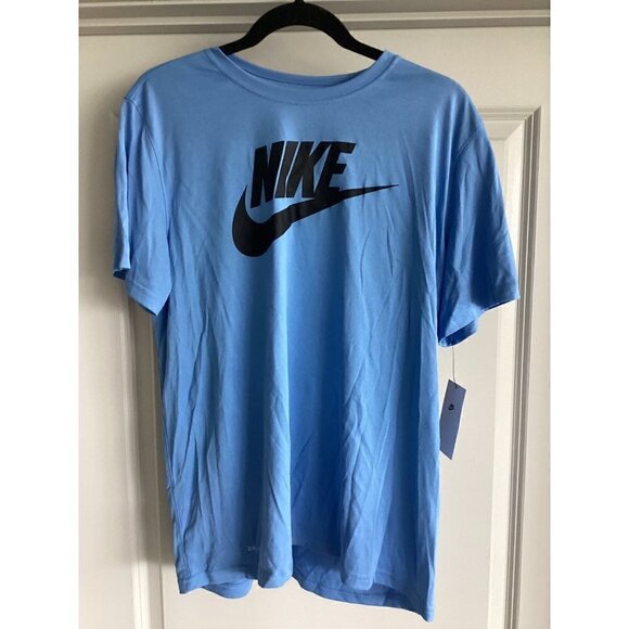 NIKE T-Shirt Legend Icon Futura Size: Large Color: Valor Blue/Valor Blue - Picture 4 of 11